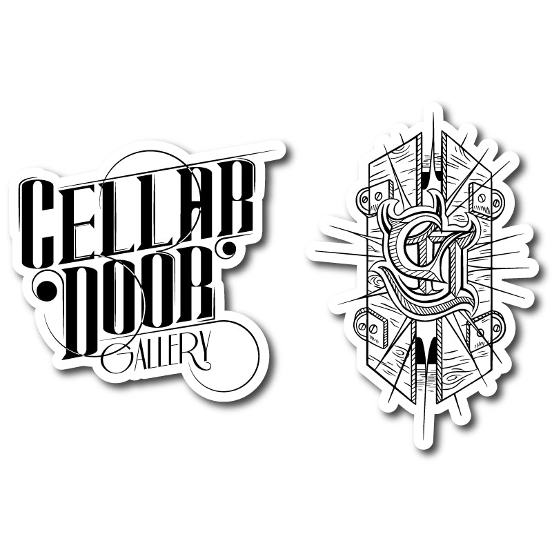 Cellar Door Gallery Logo Sticker Pack